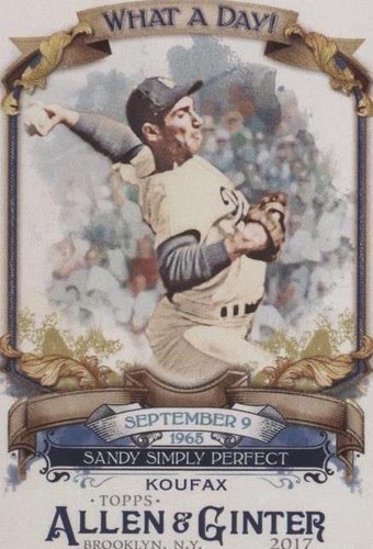 2017 Topps Allen & Ginter - Sandy Koufax #WAD-29