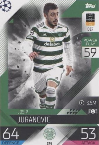2022-23 Topps Match Attax Uefa Club Competitions Josip Juranovic #374