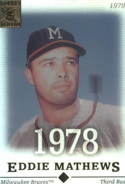 2004 Topps Tribute Hall of Fame - Eddie Mathews #12