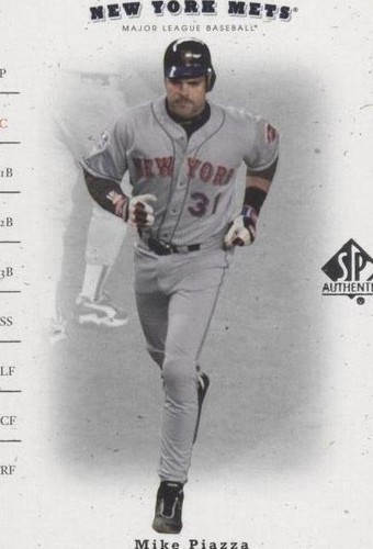 2001 SP Authentic - Mike Piazza #72