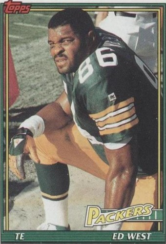 1991 Topps Ed West #449