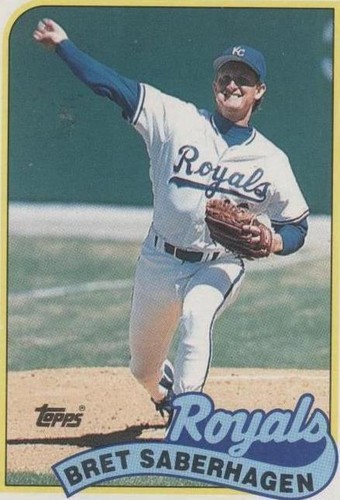 1989 Topps - Bret Saberhagen #750