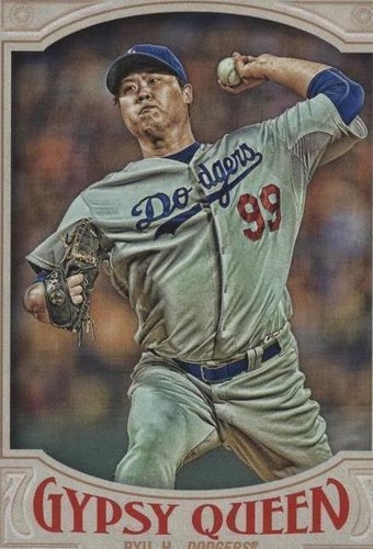 2016 Topps Gypsy Queen - Hyun-jin Ryu #44