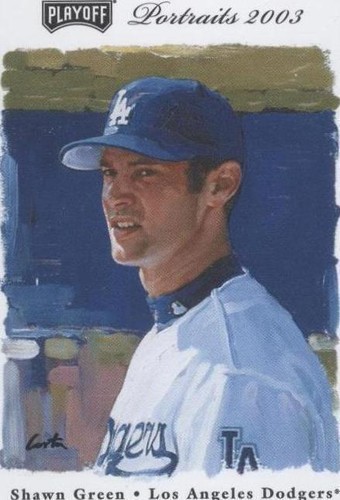 2003 Playoff Portraits - Shawn Green #26