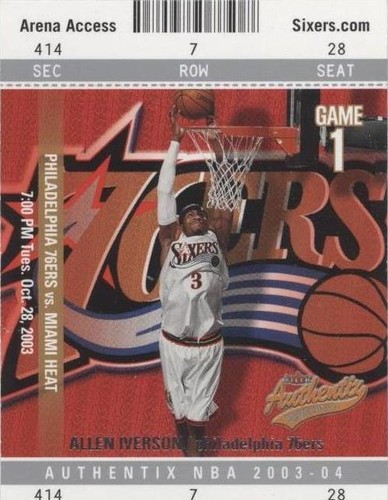 2008 Bowman Chrome Allen Iverson Gold Refractor #'d 50 | eBay