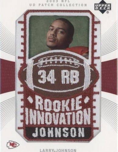 2003 Upper Deck UD Patch Collection Larry Johnson #138