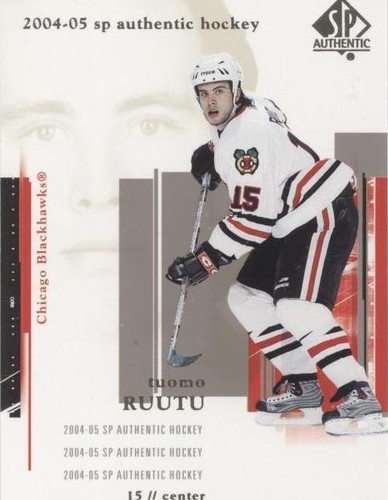 2004-05 SP Authentic - Tuomo Ruutu #20