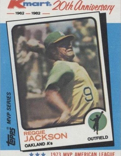 1982 Topps Kmart MVP Series - Reggie Jackson #23