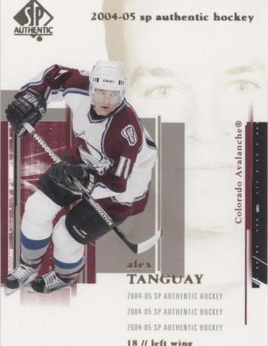 2004-05 SP Authentic - Alex Tanguay #25