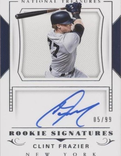 2018 Panini National Treasures - Clint Frazier #RS-CL