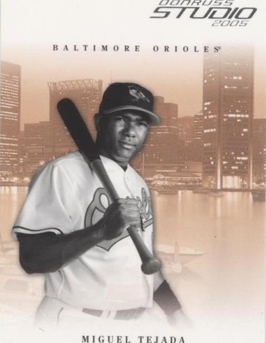 2005 Donruss Studio - Miguel Tejada #38