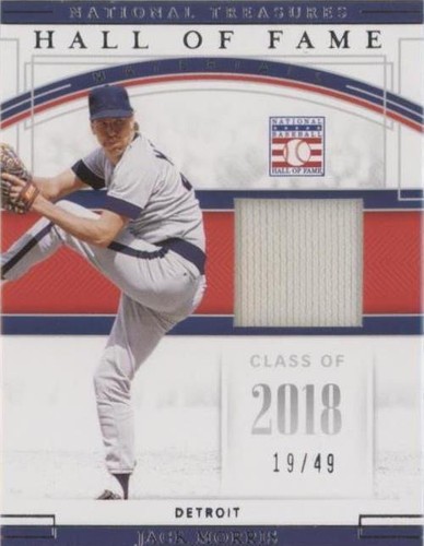 2020 Panini National Treasures - Jack Morris #HFM-JM