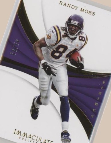 2018 Panini Immaculate Collection Randy Moss #100