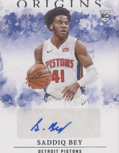 2020-21 Panini Origins - Saddiq Bey #RA-SAD