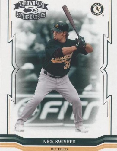 2005 Donruss Throwback Threads - Nick Swisher #242