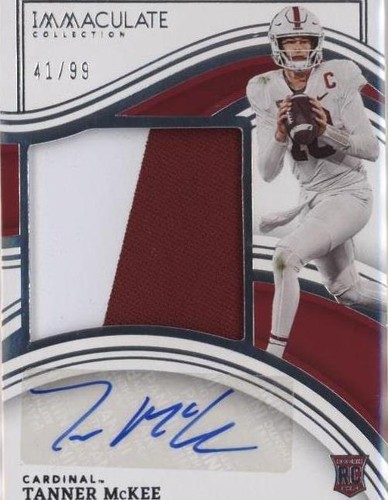 2023 Panini Immaculate Collection Collegiate Tanner McKee #5