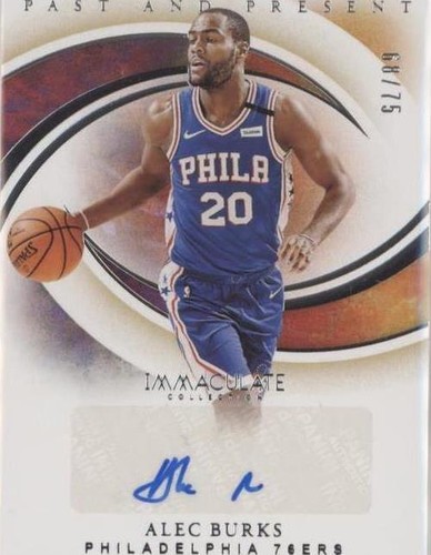 2019-20 Panini Immaculate Collection - Alec Burks #PP-ABK