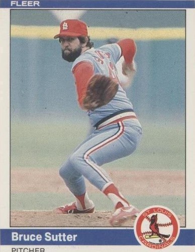 1984 Fleer - Bruce Sutter #338