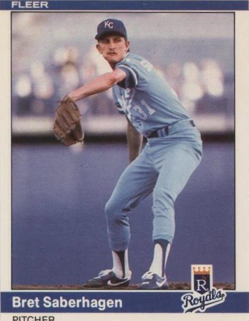Actualización Fleer 1984 - Bret Saberhagen #U-103