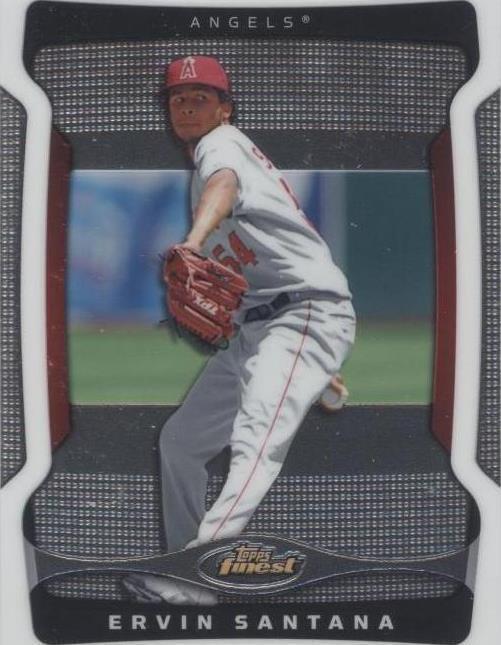 2009 Topps Finest - Ervin Santana #54