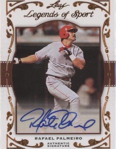 2011 Leaf Legends of Sport - Rafael Palmeiro #BA-66