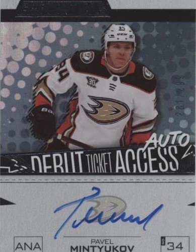 2023-24 Upper Deck Credentials - Pavel Mintyukov #DTAA-PM