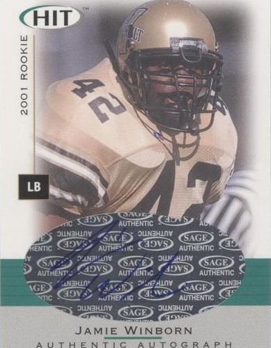 2001 SAGE Hit Jamie Winborn #A24