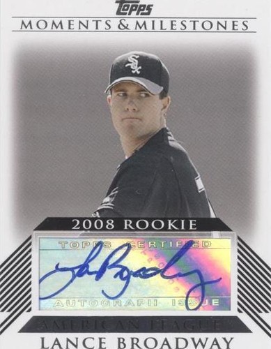 2008 Topps Moments & Milestones - Lance Broadway #RA-LB