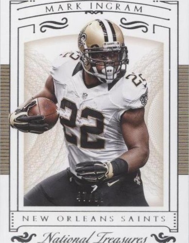 2015 Panini National Treasures Mark Ingram #65