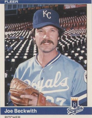 1984 Fleer Update - Joe Beckwith #U-10