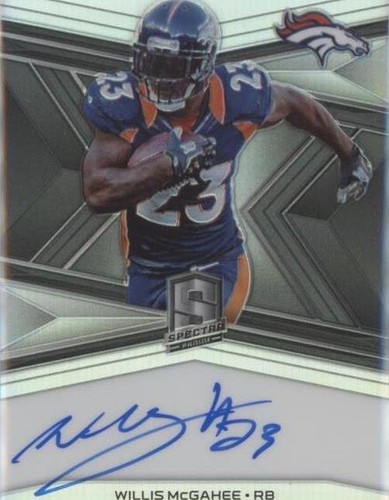 2018 Panini Spectra Willis McGahee #S-WM