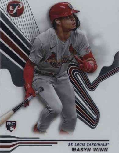 Masyn Winn 2025 Topps Series 1 Blue Rainbow /150 Rookie Cup