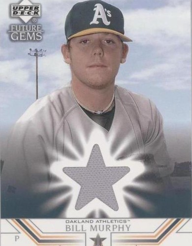 野球　ビル・マーフィー　直筆サイン入りルーキーカード　Bill Murphy 2002 UPPER DECK FUTURE GEMS OAKLAND ATHLETICS BILL MURPHY