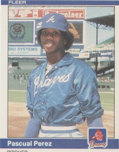 1984 Fleer - Pascual Perez #188