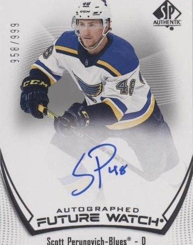 2021-22 SP Authentic - Scott Perunovich #162