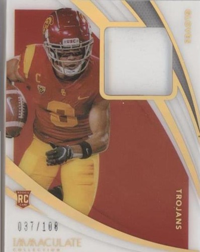 2021 Panini Immaculate Collection Collegiate Amon-Ra St. Brown #GL-AR