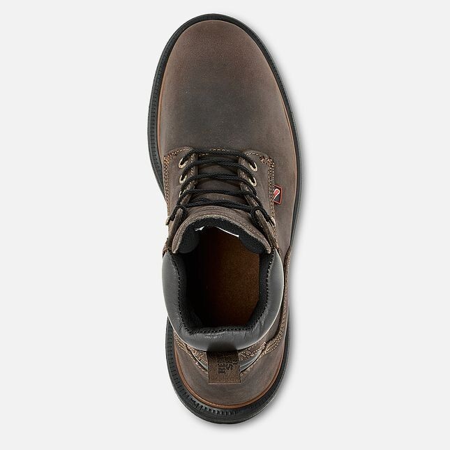 Pre-owned Red Wing Shoes Red Wing Men's Work 1204 Dynaforce® 6" Insulated Waterproof Soft Toe Boot 7-12 In Brown