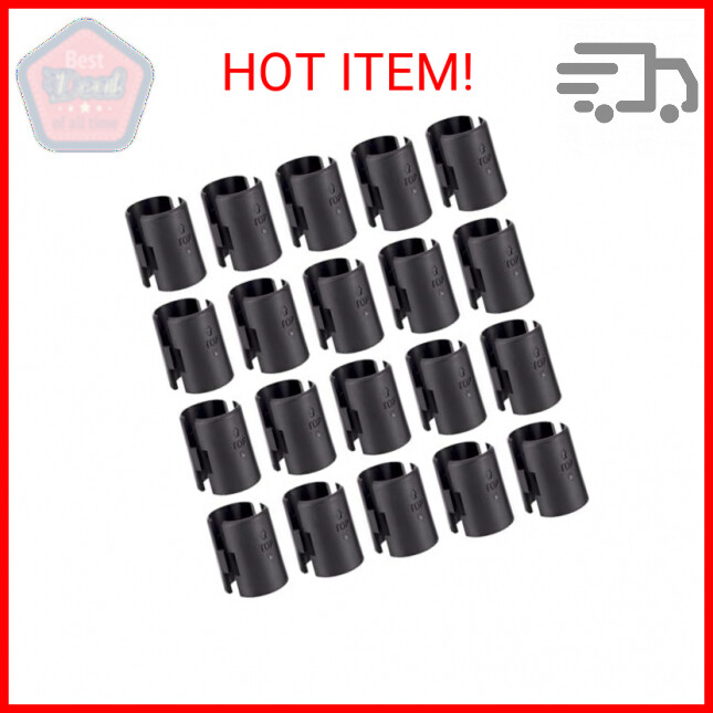Wire Shelf Clips,40-Packs Wire Shelving Shelf Lock Clips for 1" Post- Shelving