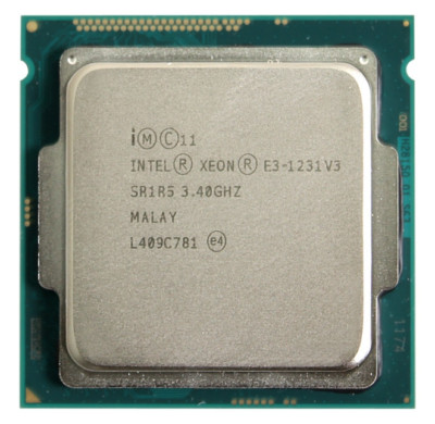Intel Xeon E3-1231 v3 SR1R5 3.4GHz Quad Core LGA 1150 CPU Processor *km