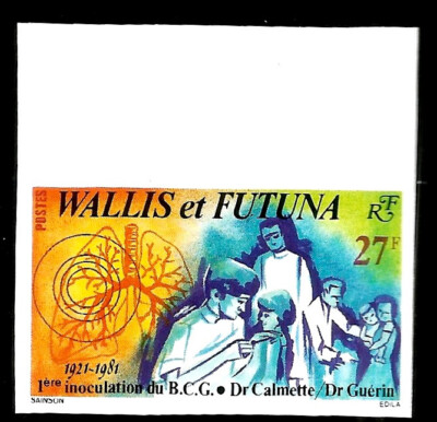 Medicine Antituberculous BCG Vaccination French Wallis & Futuna  Imperf Stamp