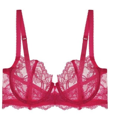 Женский бюстгальтер-балконет Anais Low Journelle, алый, 32E