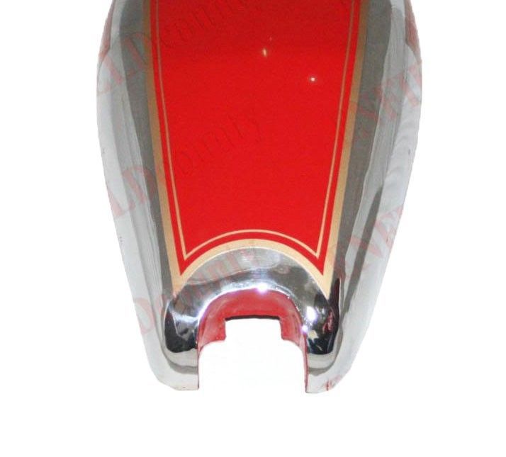 Vintage Ariel 500cc Red Painted Chrome Plated Petrol Gas Fuel Tank 
