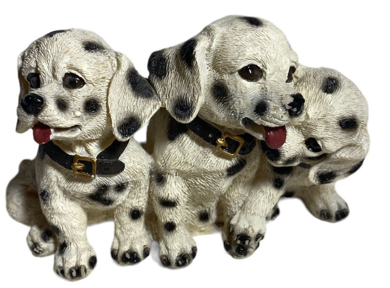 Great Gifts  Resin Three Dalmatian Puppy Dogs Collectible Figurines