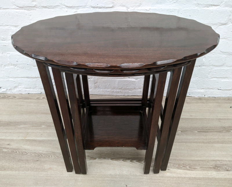 Vintage Mahogany Nest Of Tables (DELIVERY AVAILABLE) in Edinburgh