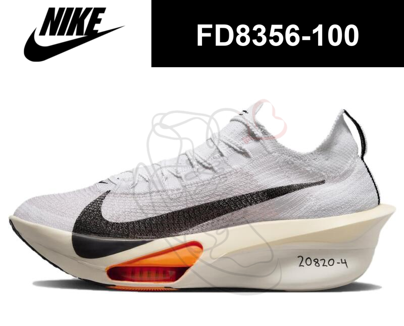 ★ナイキ★(W) Alphafly 3★プロト ホワイト オレンジ★ Nike Alphafly NEXT% 3 Proto White Black Orange - FD8356-100