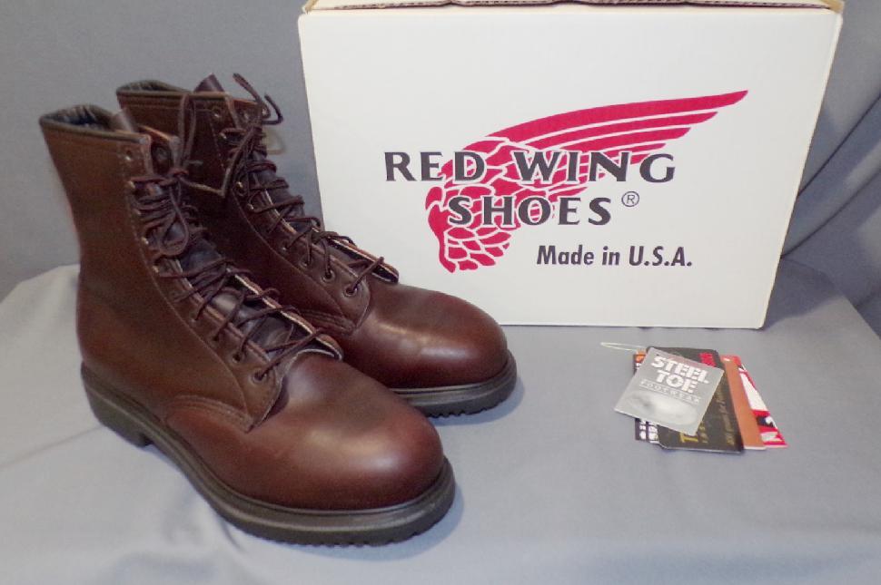 RED WING 4412 LEATHER SUPERSOLE RESISTANT STL TOE USA MANY
