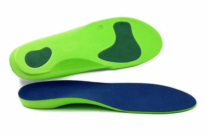 Orthotic Insoles For Arch Support Plantar Fasciitis Flat Feet Back & Heel Pain 