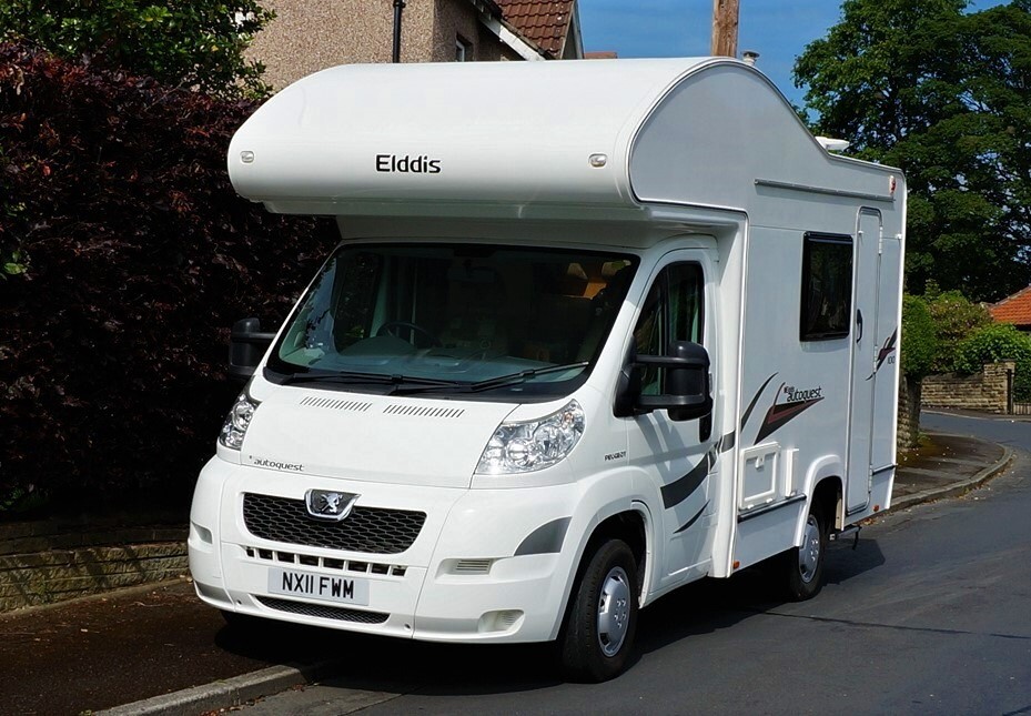 2011 Elddis Autoquest 4 berth motorhome for sale 4 seatbelts in