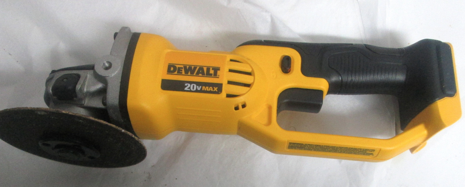 Dewalt DCG412B 20V MAX Lithium Ion Cordless Grinder