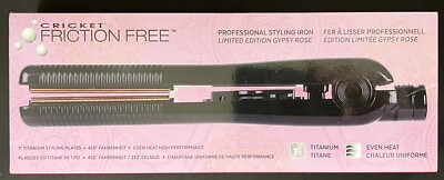 2017 Cricket Friction Free Professional Styling Iron Limited Edition Gypsy Rose